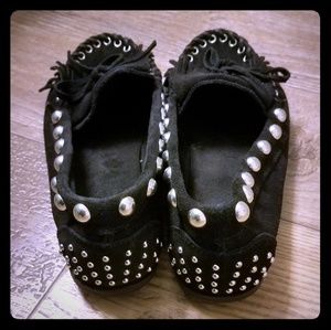 Minnetonka x Rebecca Minkoff moccasins